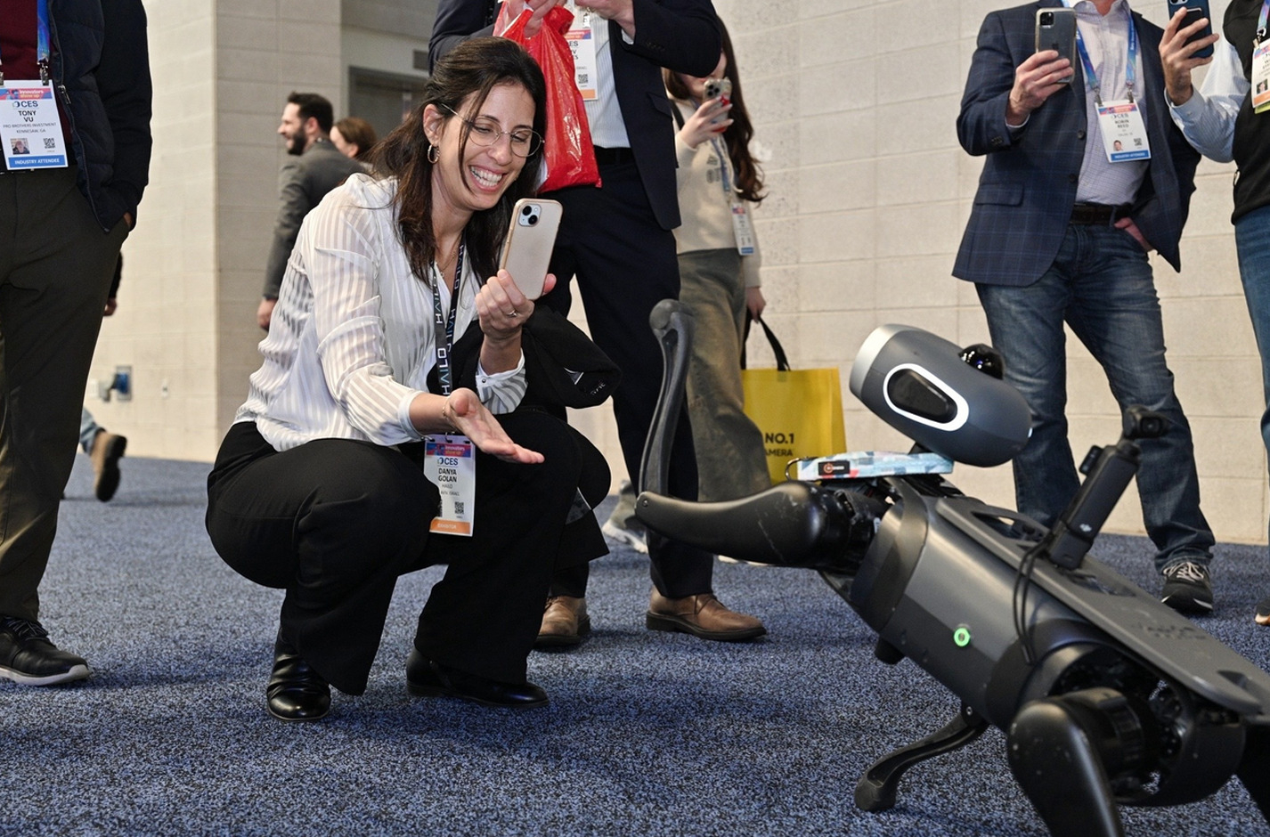 Caption: Vbot SuperDog engaging in an exciting interaction with users at the CES 2026 site. / Source: Vbot (EZ Newswire)