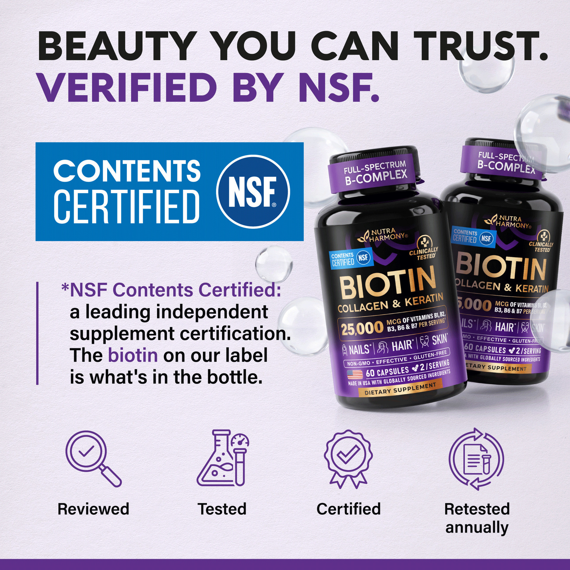 As Shoppers Question What's Inside Their Supplements, NutraHarmony Puts Its Best-Seller Through NSF Certification / Source: NutraHarmony (EZ Newswire)