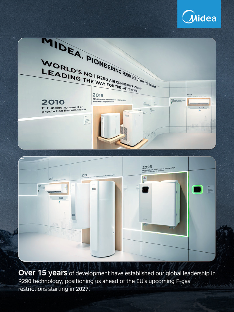 Midea Surpasses 10 Million R290 Unit Sales, Leading the Way for the Transition to Natural Refrigerants / Source: Midea (EZ Newswire)