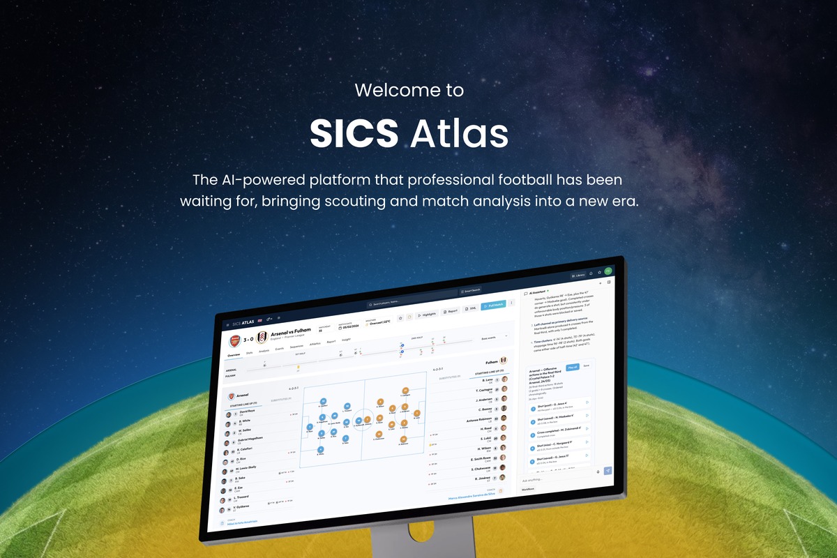 Soccerment Group Launches Sics Atlas, the First AI-Native Football Platform for Match Analysis and Scouting