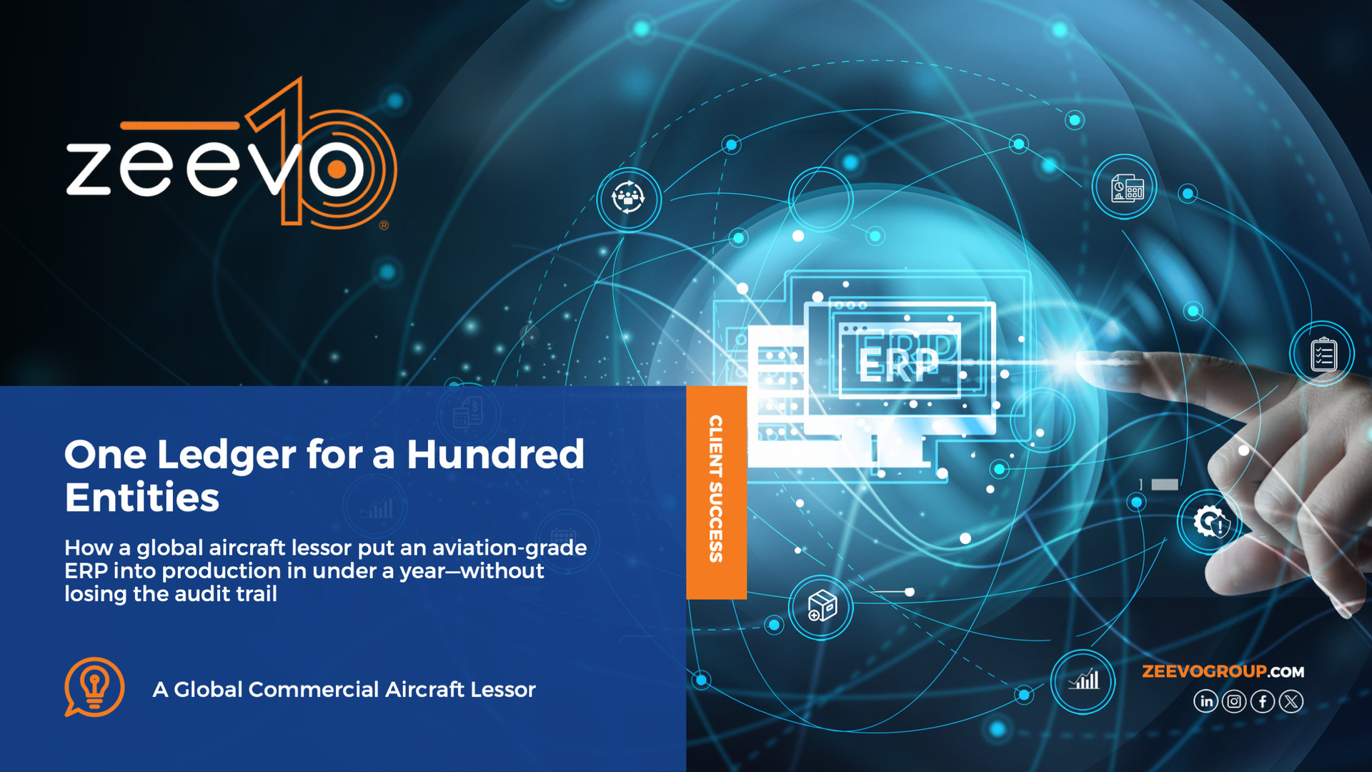 Zeevo Group Leads Global Aircraft Lessor’s ERP System Transformation