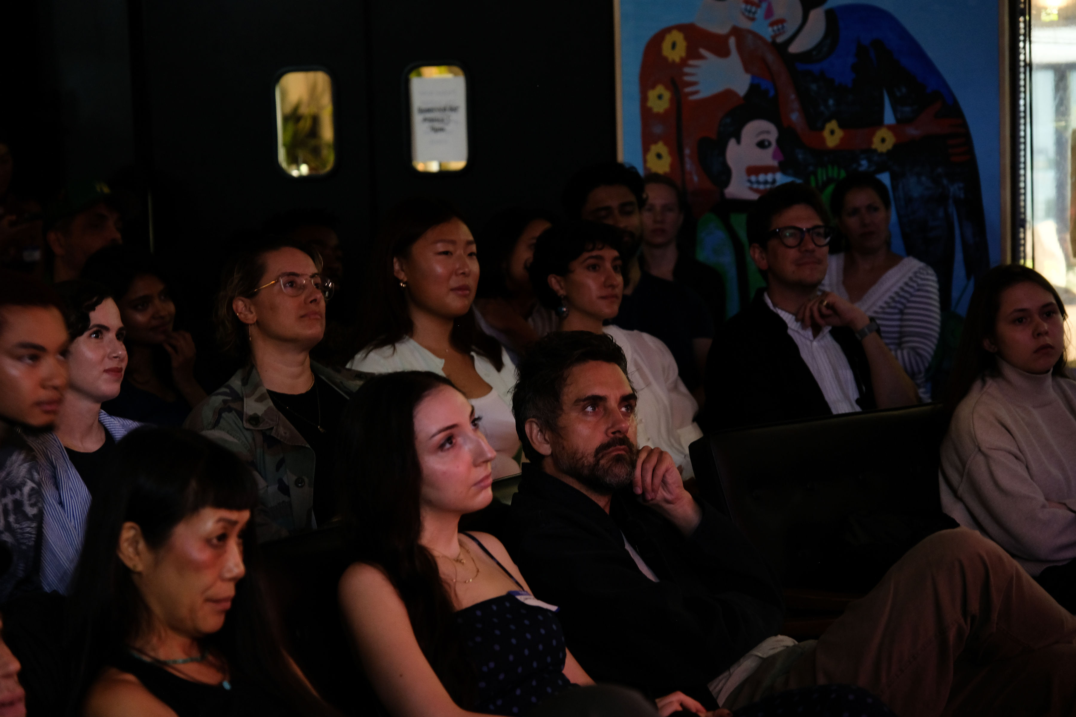 Audience members watch a screening of "AM I?" during Humanarium's inaugural gathering in Brooklyn, New York. / Source: Humanarium (EZ Newswire)