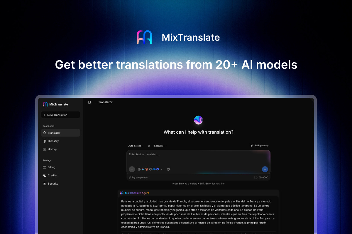 MixTranslate Introduces AI Translation Agent That Tells You If Your Translation Is Publish-Ready