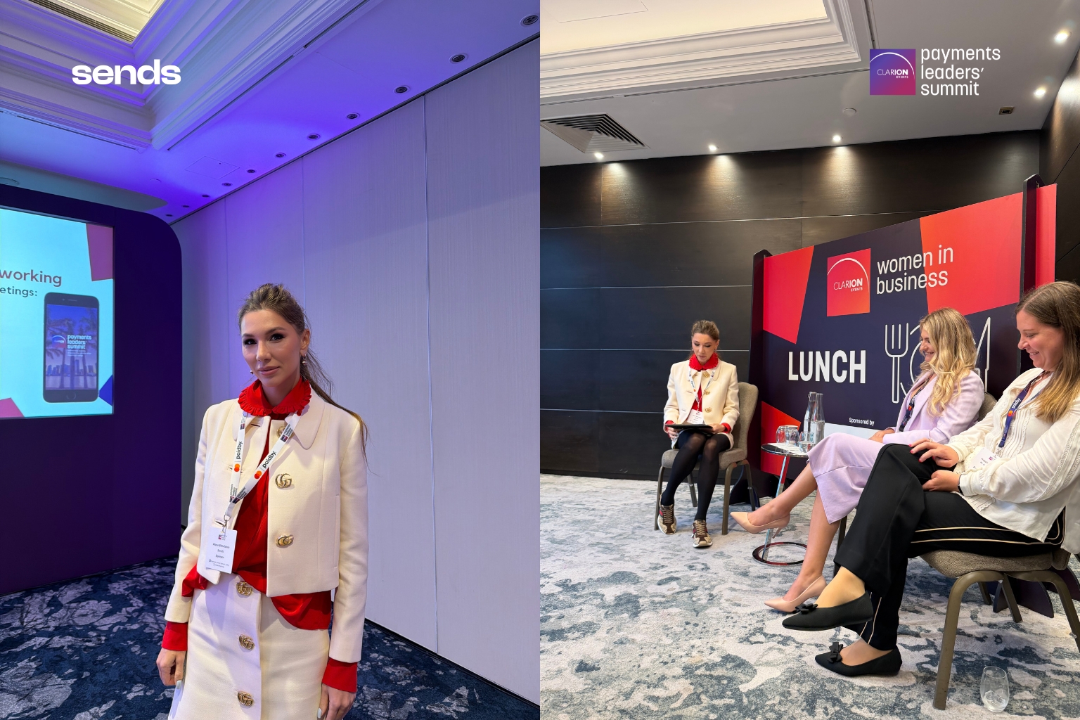 Sends CEO Alona Shevtsova Moderates Women in Business Lunch at Payments Leaders’ Summit in London