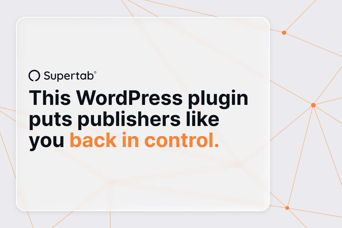 Supertab Launches WordPress Plugin, Putting AI Content Licensing in Reach of 40% of the Web
