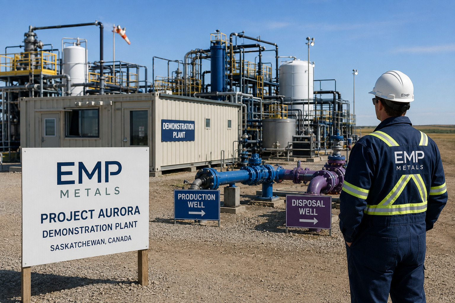 EMP Metals Reaches Critical Milestone as Project Aurora Moves Toward Commercial Lithium Production