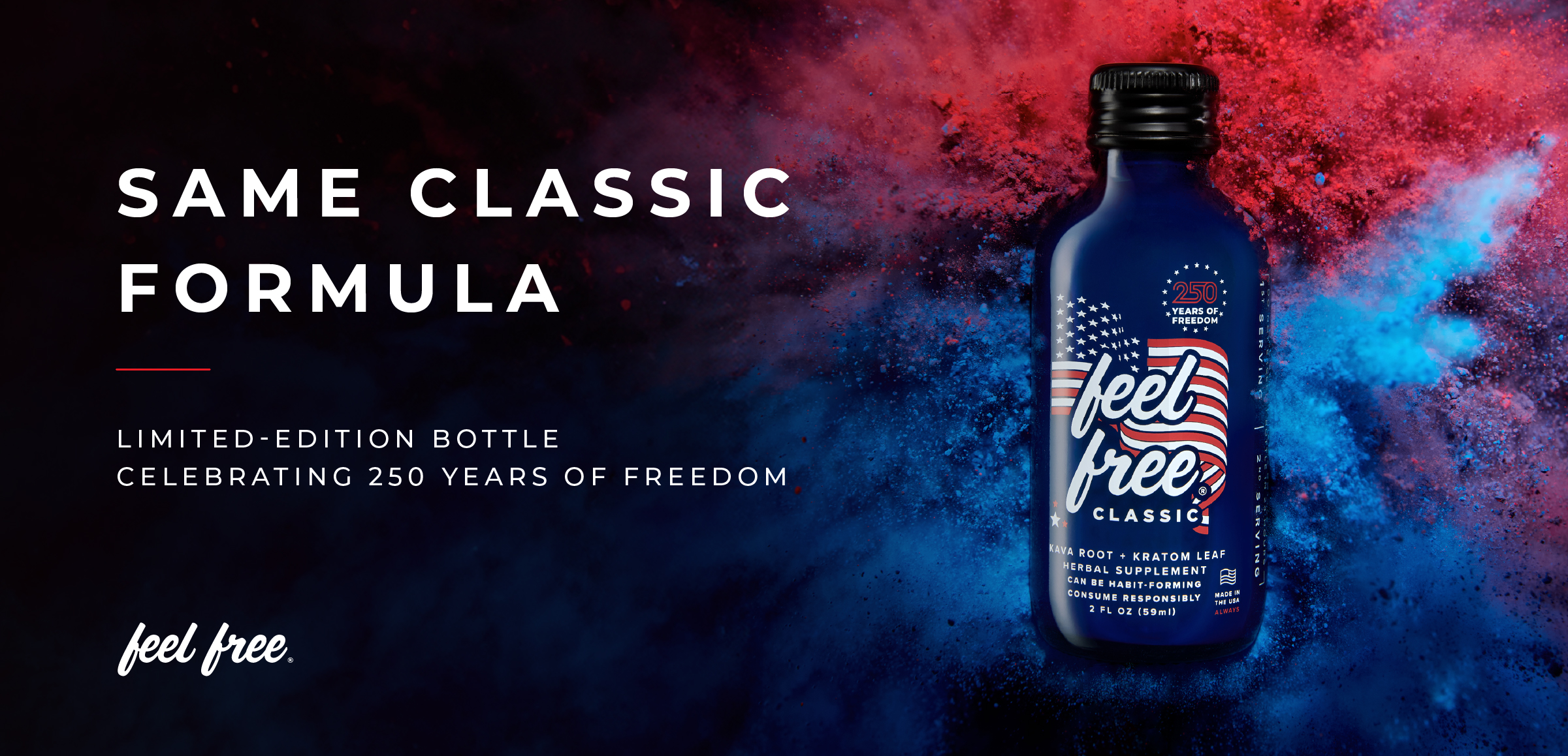 Botanic Tonics Celebrates America’s 250th Anniversary with Limited-Edition feel free CLASSIC Bottle