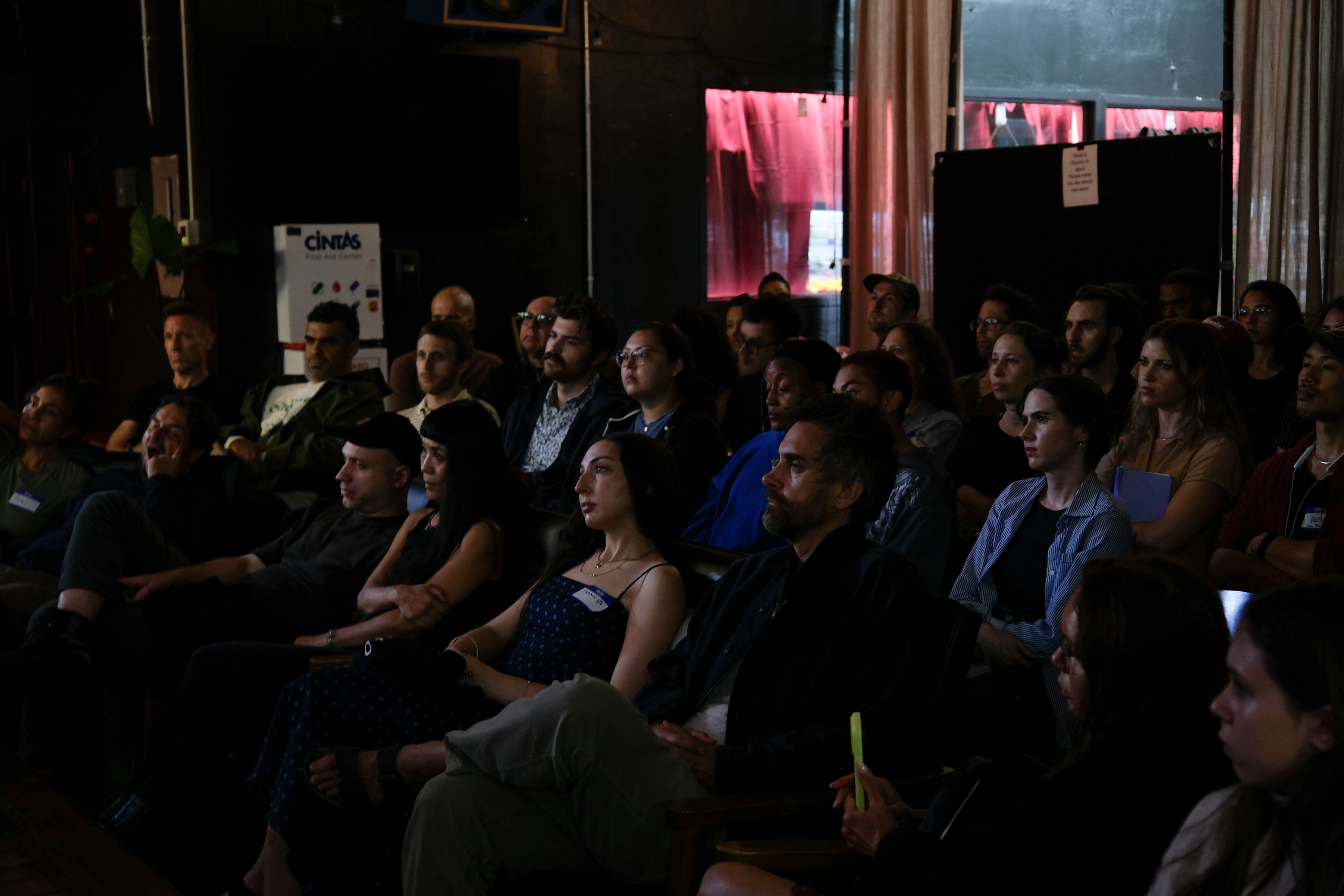 Audience members watch a screening of "AM I?" during Humanarium's inaugural gathering in Brooklyn, New York. / Source: Humanarium (EZ Newswire)