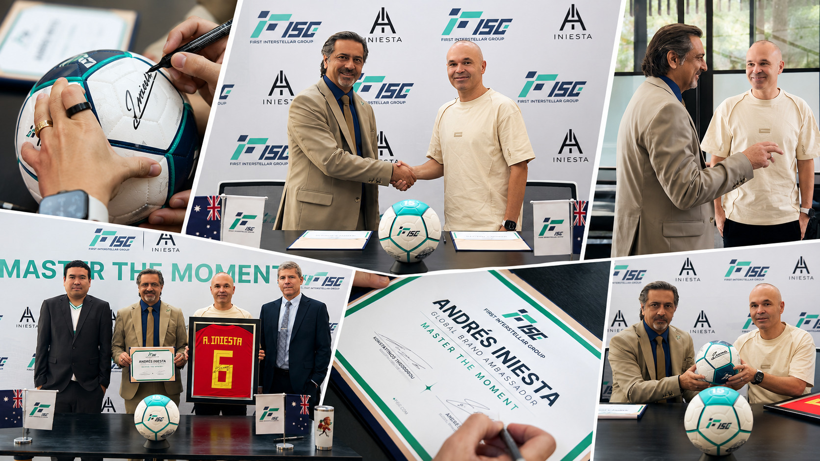 FISG and Andrés Iniesta Mark Strategic Partnership With Official Signing Ceremony in Dubai